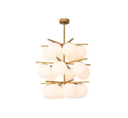 Noa taklampa mässing