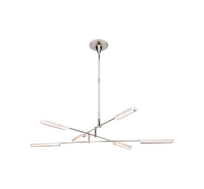 Daley Six Light takkrona nickel