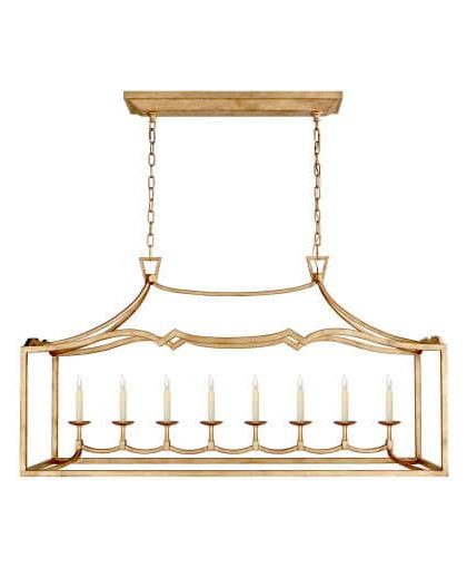 Fancy Darlana takpendel linjär Gilded Iron