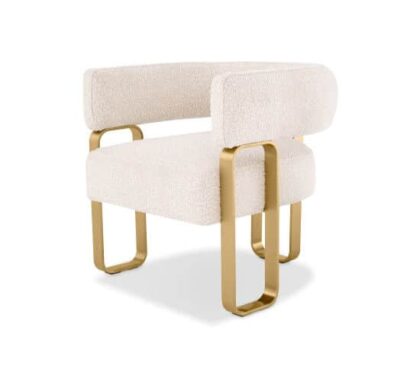 Capricorn fåtölj bouclé cream