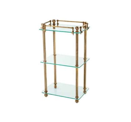 Devon hylla vintage brass