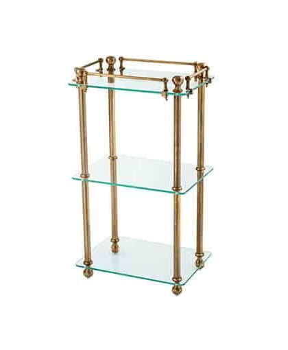 Devon hylla vintage brass