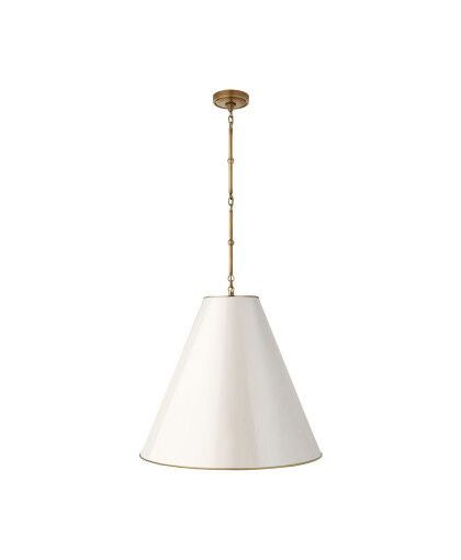 Goodman taklampa mässing/antikvit L