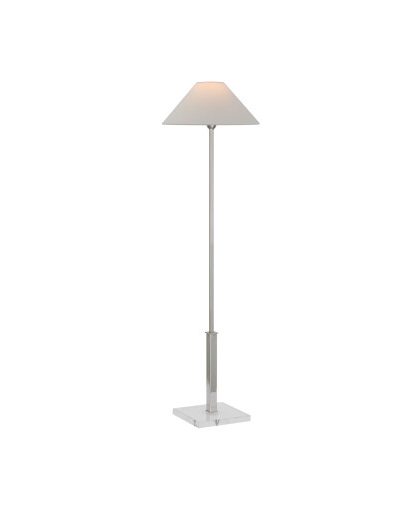 Asher golvlampa nickel