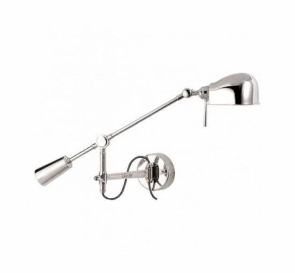 RL '67 vägglampa nickel