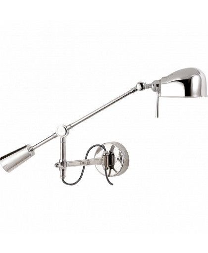 RL '67 vägglampa nickel