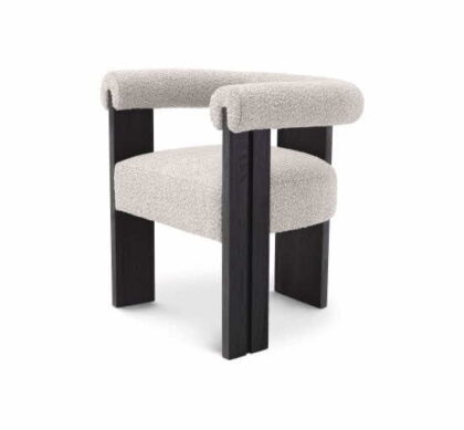 Percy karmstol bouclé grey