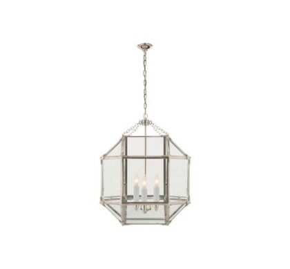 Morris taklampa nickel