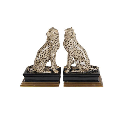 Cheetah bokstöd natur 2-set