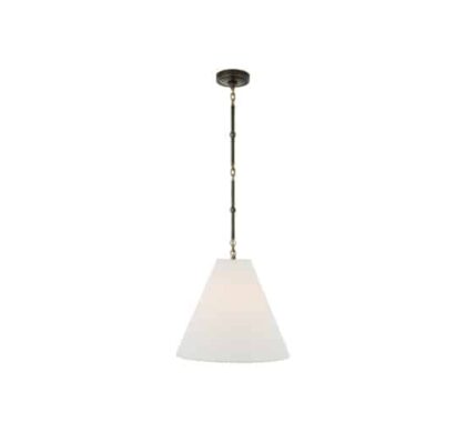 Goodman taklampa brons & mässing/linne S