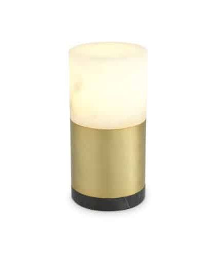 McLean bordslampa antik mässing/alabaster