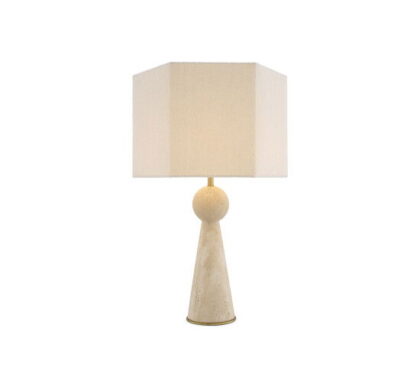 Novak bordslampa travertine
