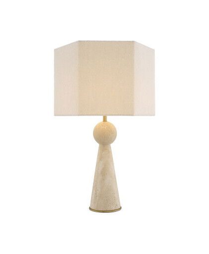 Novak bordslampa travertine