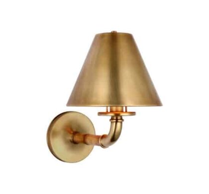 Dalfern vägglampa mässing