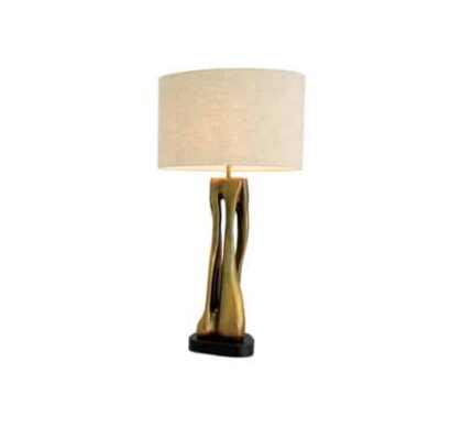 Rovido bordslampa antik mässing