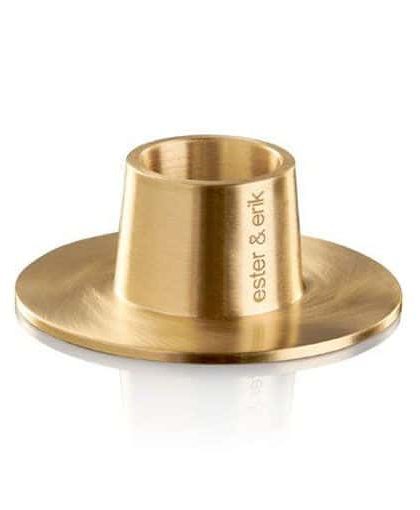 Ljusstake matt guld