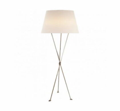Lebon golvlampa Burnished Silver Leaf