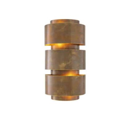 Manetti vägglampa vintage mässing