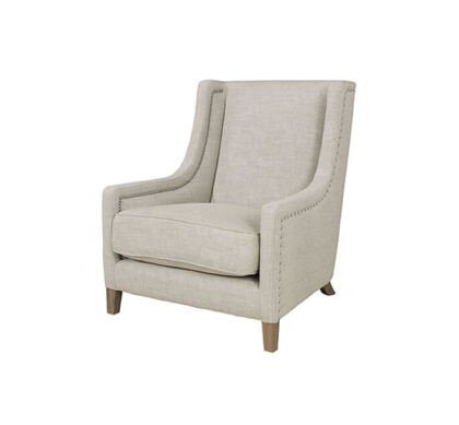 AW44 fåtölj linen sand