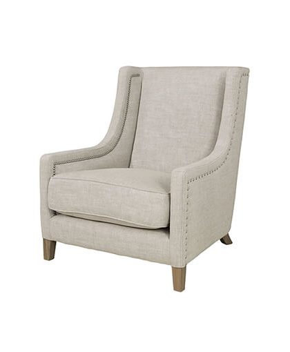 AW44 fåtölj linen sand