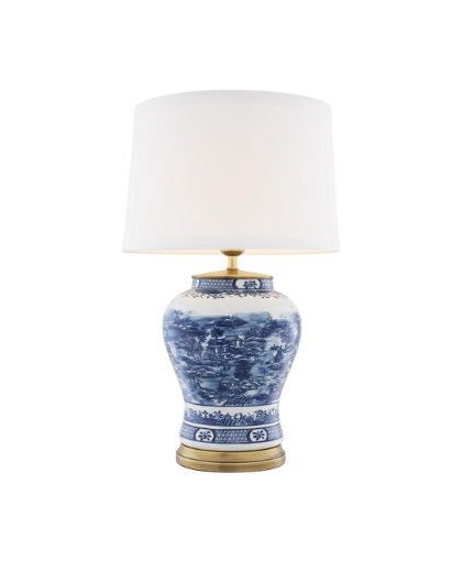 Bordslampa Chinese Blue