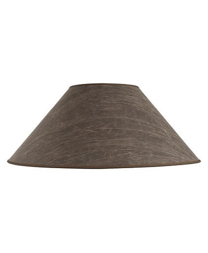Non La lampskärm leather pale brown