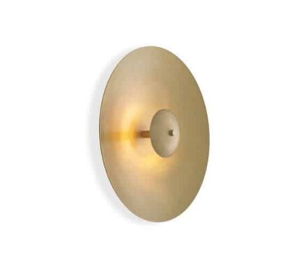 Moderna vägglampa mässing