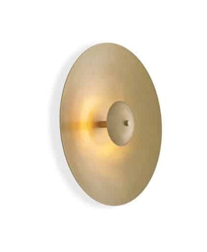 Moderna vägglampa mässing
