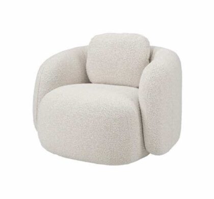 Dixon fåtölj bouclé cream