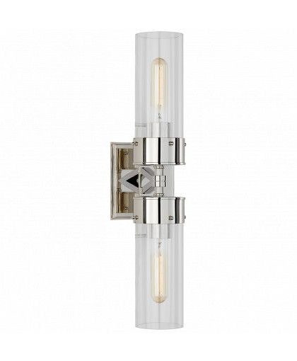 Marais vägglampa dubbel nickel
