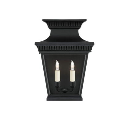 Elsinore vägglykta utomhus svart