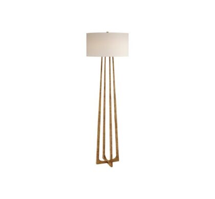 Scala golvlampa Gilded Iron/natur