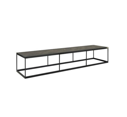 Pittsburgh mediabänk brun