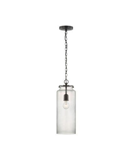 Katie Cylinder takpendel brons/klarglas L