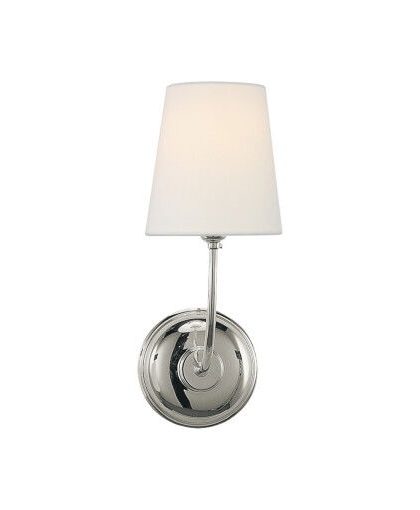 Vendome vägglampa nickel