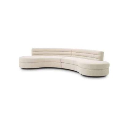 Lennox soffa bouclé cream