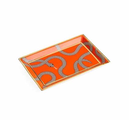 Eden fat rektangulär orange