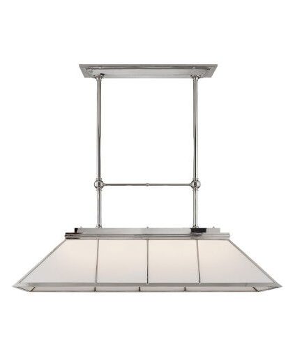 Rivington Billiard takkrona nickel/vit