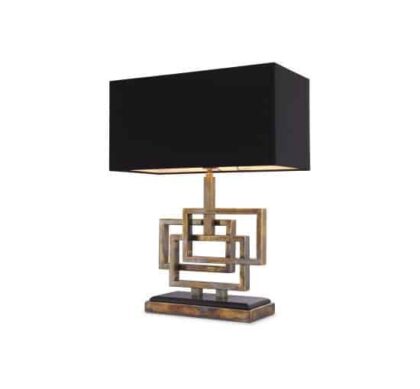 Windolf bordslampa vintage mässing