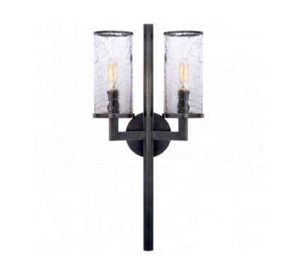 Liaison vägglampa dubbel brons