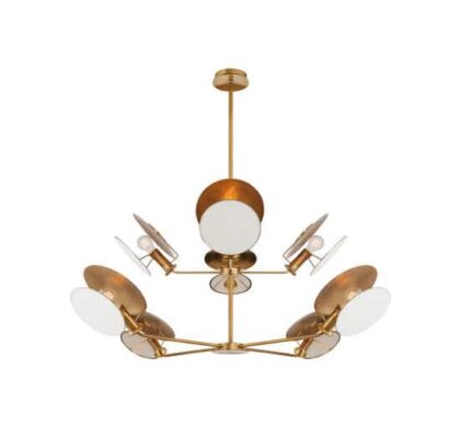 Osiris Reflector takkrona antik mässing