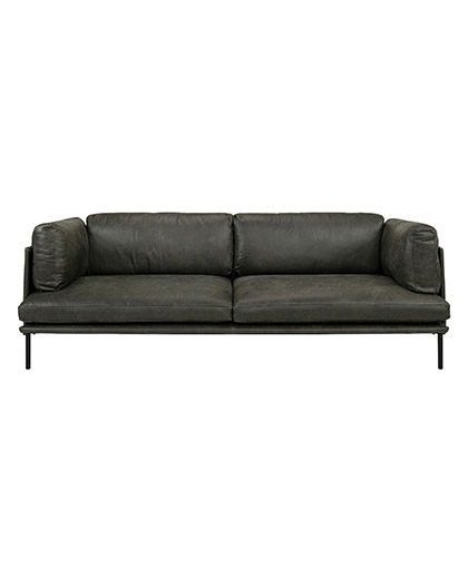 Brioche skinnsoffa ebony