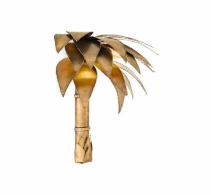 Palm Court vägglampa vintage brass finish