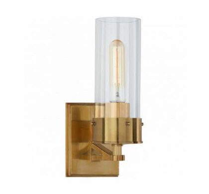 Marais badrumsbelysning antik mässing