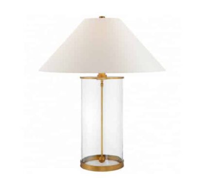 Modern bordslampa mässing