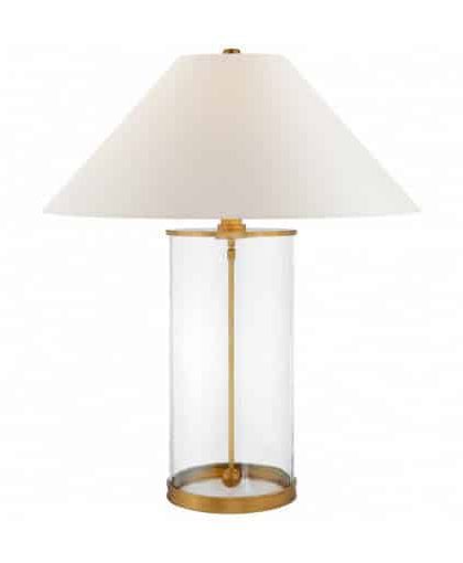 Modern bordslampa mässing