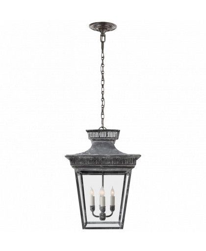 Elsinore hänglampa utomhus Weathered Zinc
