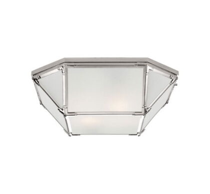 Morris plafond nickel