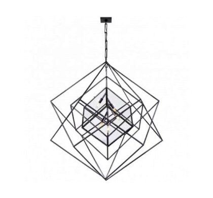 Cubist takkrona svart L