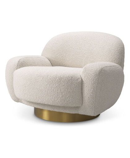 Udine fåtölj bouclé cream